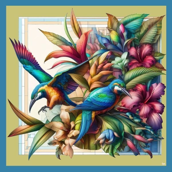 Ekinoks Yeşil Pamuk Pareo Şal