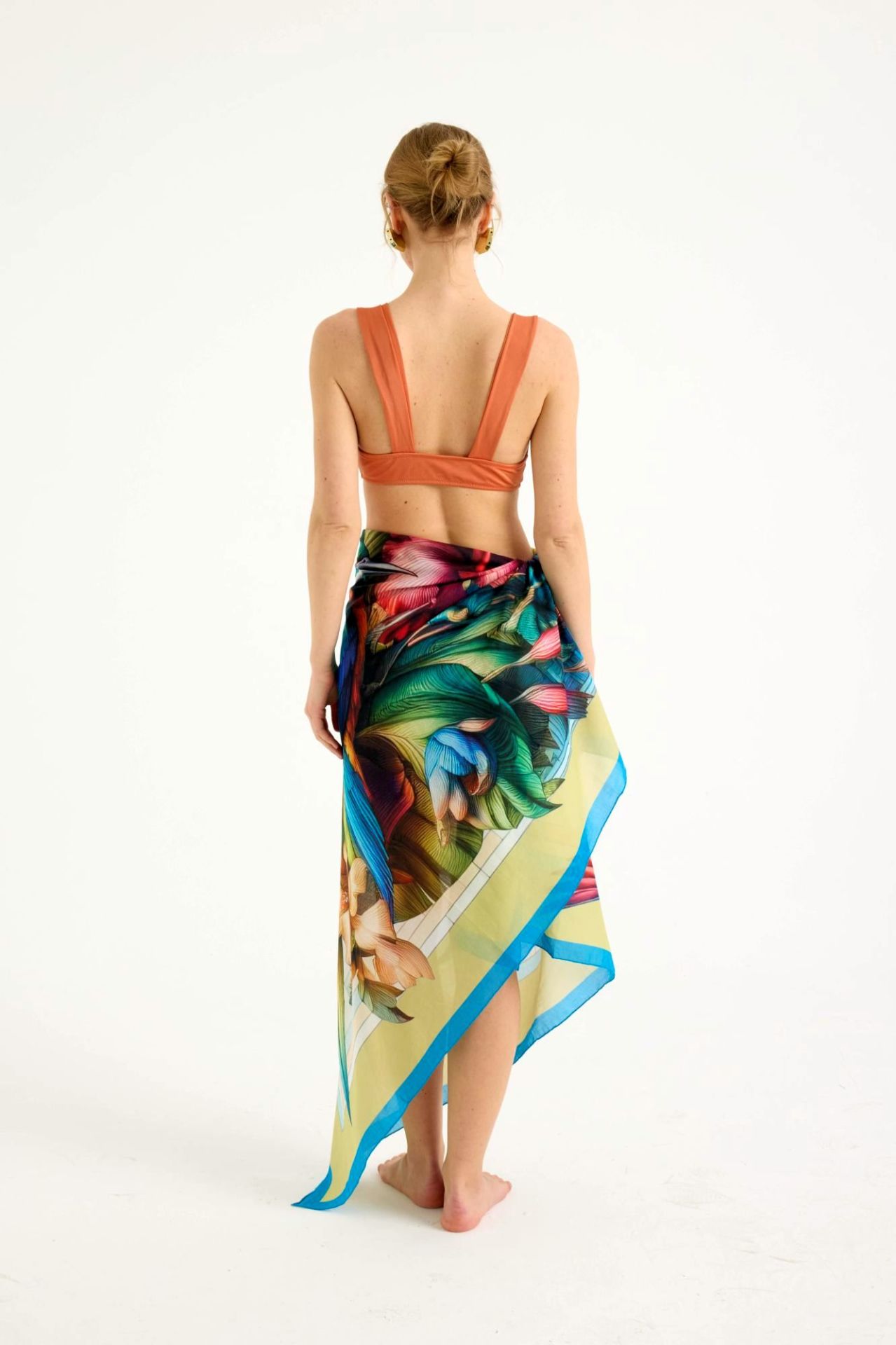 Ekinoks Yeşil Pamuk Pareo Şal