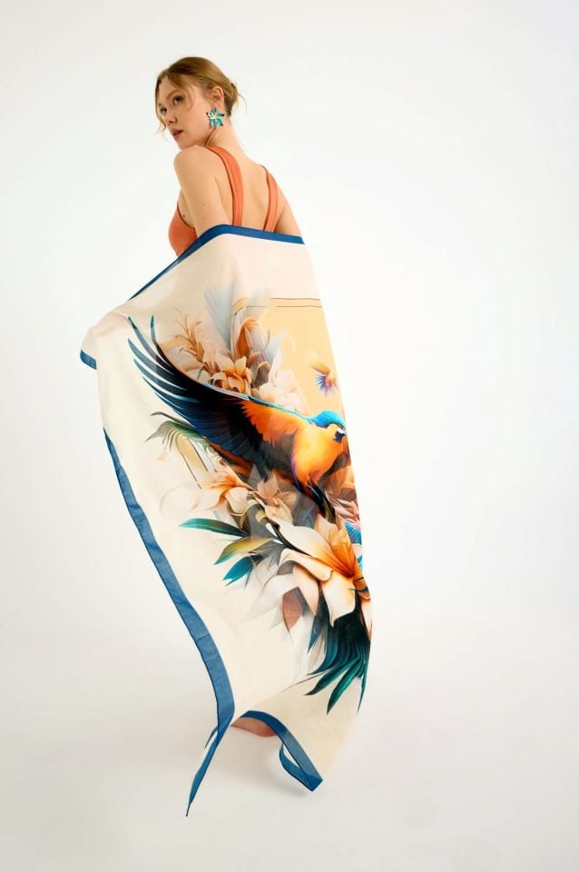 Ekinoks  Okyanus mavisi Pamuk Pareo Şal