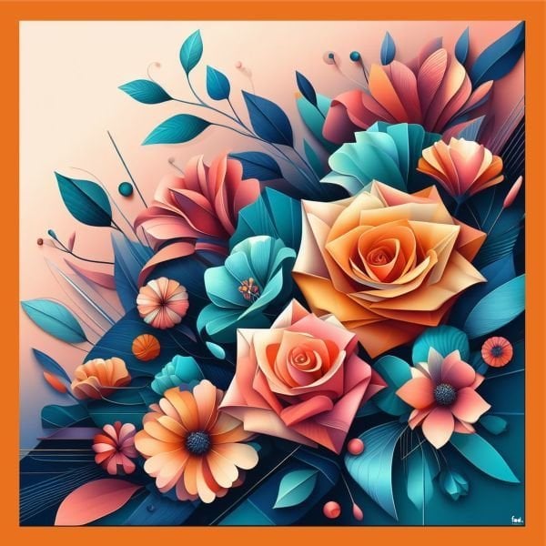 Ekinoks Krep Oranj İpek Şal