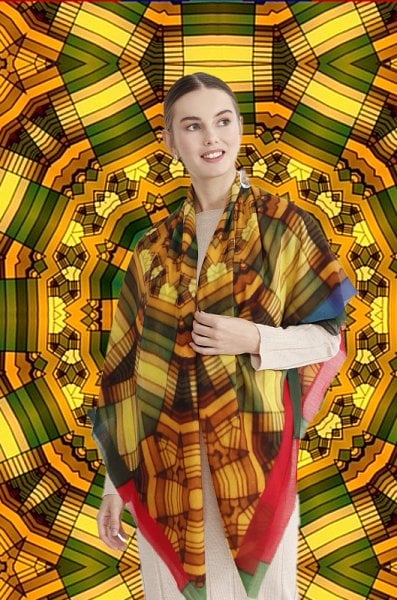 PAMUK&İPEK  KARE ŞAL