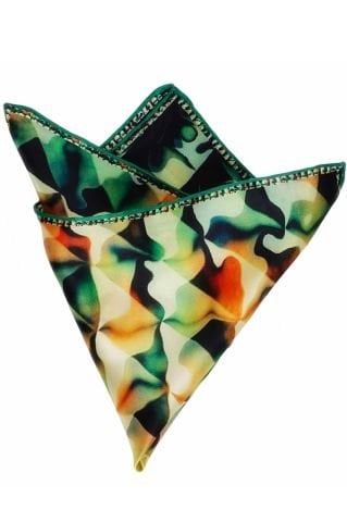 Doğanın Formülleriyle Tasarlanmış Şık Lüks İpek Cep Mendili