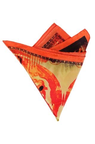 Doğanın Formülleriyle Tasarlanmış Şık Lüks İpek Cep Mendili