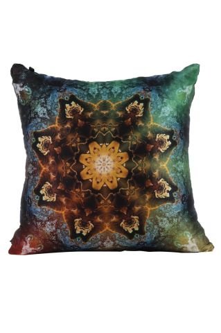 Zamansız Lüks ve Estetikle tasarlanmış İki Yüzü Baskılı Gizli Fermuarlı Saf İpek Yastık