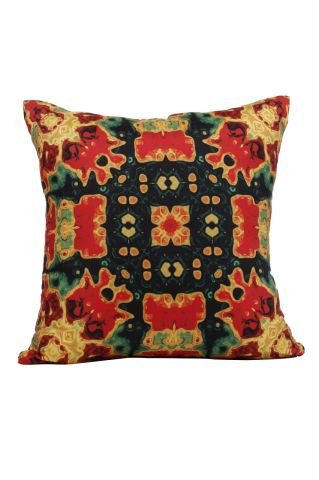 Zamansız Lüks ve Estetikle tasarlanmış İki Yüzü Baskılı Gizli Fermuarlı Saf İpek Yastık