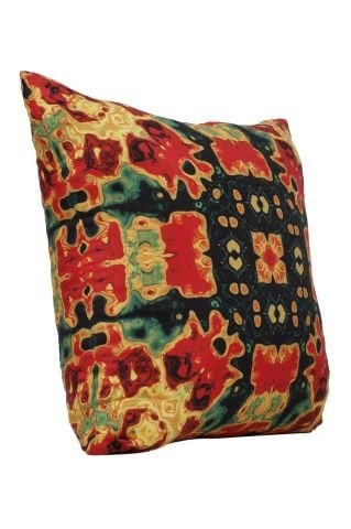 Zamansız Lüks ve Estetikle tasarlanmış İki Yüzü Baskılı Gizli Fermuarlı Saf İpek Yastık