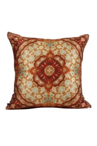 Zamansız Lüks ve Estetikle tasarlanmış İki Yüzü Baskılı Gizli Fermuarlı Saf İpek Yastık