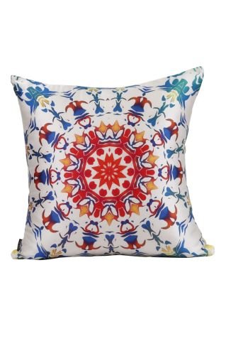 Zamansız Lüks ve Estetikle tasarlanmış İki Yüzü Baskılı Gizli Fermuarlı Saf İpek Yastık