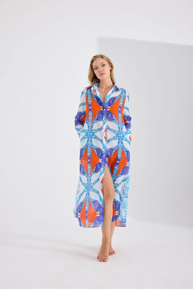 Tulipa İtalyan Pamuk  Gömlek Elbise