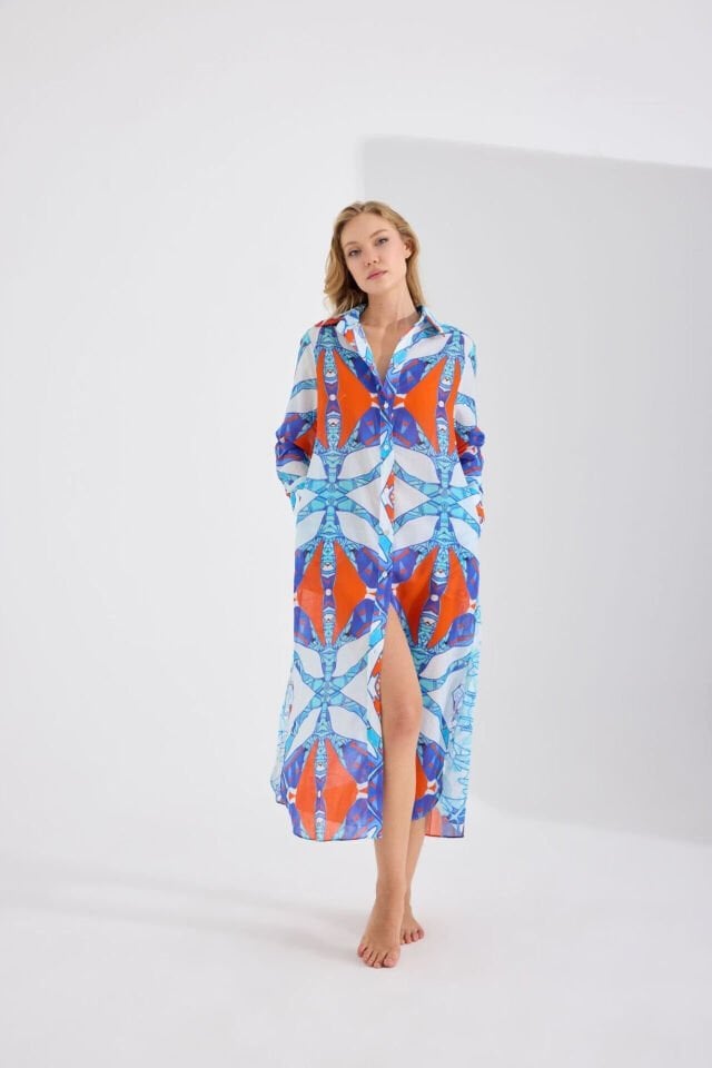 Tulipa İtalyan Pamuk  Gömlek Elbise