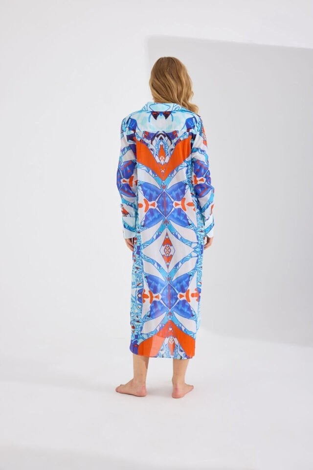 Ekinoks  İtalyan  Pamuklu Gömlek Elbise